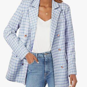 Happy Sailed Womens Spring/Summer Tweed Blazer
